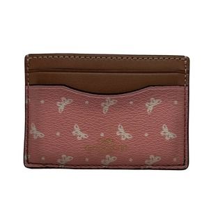 Coach Brown and Pink Cardholder